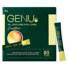 Genu 低咖啡因甜菊蛋白三合一咖啡, 10g, 60入, 1盒