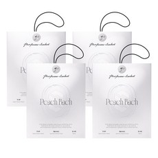 The Class 香水香氛袋 車用芳香劑, 4個, 蜜桃巴哈