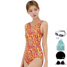 aquatica 女士室內泳衣 AQA1656 + 選手用泳鏡6件組