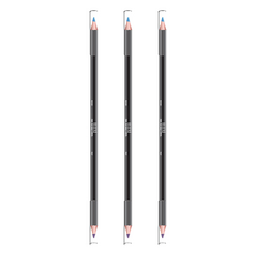 Artcos 唇線筆多用鉛筆和雙用多用途鉛筆 1.4g, 水藍色 + 紫羅蘭色, 3個