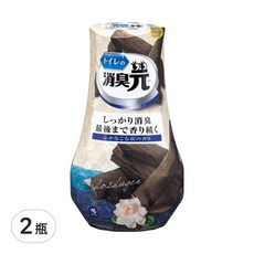 小林製藥 廁所芳香消臭元系列 木炭檀香 400mL 持久清新, 2瓶