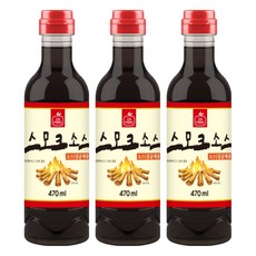 EN FOOD 煙燻燒烤醬, 3個, 470ml