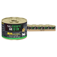 Nutripe 紐萃寶 無膠主食狗罐, 雞肉 + 鮮草鹿肚, 185g, 24罐
