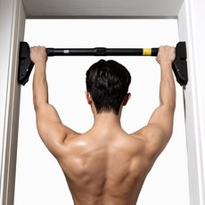 Theskrack Zero Drop 門框引體向上桿 短版, 黑色