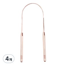 I Love Home刮舌器 刮板 金色, 4入