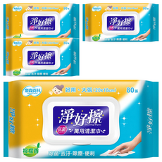 奈森克林 淨好擦萬用清潔巾 掀蓋, 1入, 4包