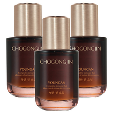 Chogongjin 初拱辰 瑛顏黑蔘緊緻護膚精油 緊緻保濕, 30ml, 3瓶