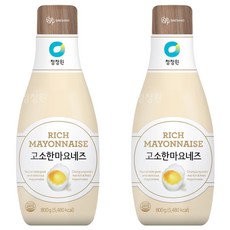 청정원 고소한 마요네즈, 800g, 2개
