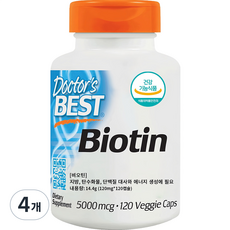 닥터스베스트 비오틴, 120정, 4개