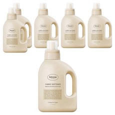 Bebesup 家用嬰兒衣物柔軟精 棉花奶油香 正裝, 6個, 1L