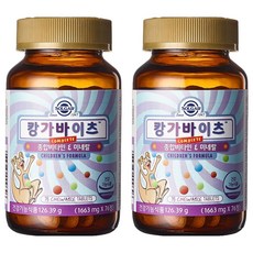 솔가 캉가바이츠 어린이 종합비타민 미네랄 76일분, 76정, 2개