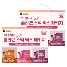 mippeum 美好生活 3種口味膠原蛋白果凍條隨身包禮盒, 900g, 2組