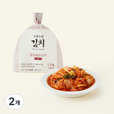 조선호텔 썰은배추김치 프레시, 1.2kg, 2개