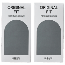바른생각 오리지널핏 일반형 콘돔, 24개입, 2개