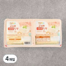 딜리조이 고소한 국산콩 두부, 300g, 4개입