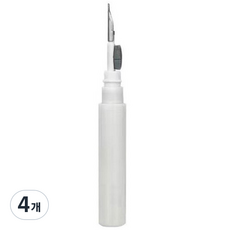 808 에어팟 프로 버즈 이어폰 청소키트 클리너, 화이트, 4개