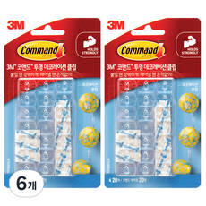 3M Command 無痕 裝飾夾 17026, 6個, 透明