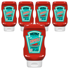 HEINZ 亨氏 煙燻辣椒番茄醬, 5個, 397g