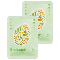 裸廚房 大寶寶粥 9個月以上寶寶適用 全素食配方 大份量, 陽光彩蔬, 160g, 2包