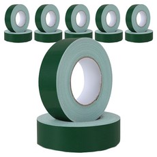 MaDaKkuMi 多色寬版棉質布膠帶 10cm x 20m, 19 綠色, 6個