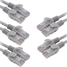 Kalron CAT5 1m 網路線 LAN線, 灰色, 5條