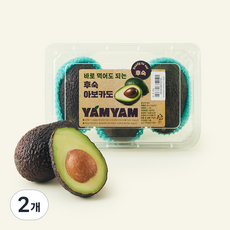 YAMYAM 페루산 바로먹어도 되는 후숙 아보카도 3~4개입, 2개, 600g