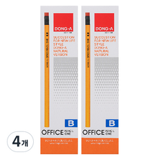 DONG-A Office One B鉛筆, 48個, 黃色