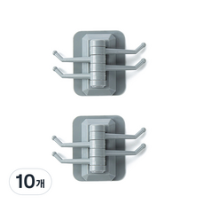 제이라이프 모던 회전 후크, 카키, 10개