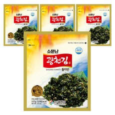 광천김 소문난 돌자반, 500g, 4개