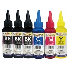 NEXTPAGE 台灣榮工 EPSON 全系列 Dye Ink 可填充染料墨水瓶6件組 100ml, 1組, 黑色 + 彩色