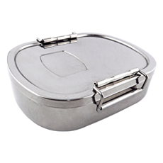 SADOMAIN 仙德曼 304不鏽鋼便當盒 ST, 銀色, 1個