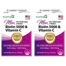 healthyhug THE CHIC生物素膠囊 350mg, 60顆, 2盒