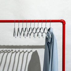 MAWA 防滑 Silhouette 36F 衣架, 銀色, 10個