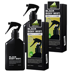 포르맨즈 블랙 시크릿 바디미스트 허브시트러스향, 2개, 220ml