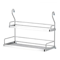 DAY&DAY 日日家居 調味罐架 ST3030L #304 不鏽鋼 W350 x D180 x H275MM, 掛式 銀色, 1個