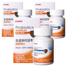 GNC 프로바이오틱스 콤플렉스, 30정, 3개