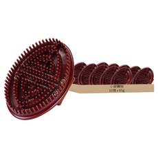 小麥購物 刮痧按摩刷 14 x 9cm 65g, Y822, 10個, 棕色