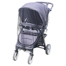 OhBabyLuxury 單人推車蚊帳 通用款, 黑色, 1個