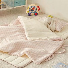 잠자코 스위트라이프 어린이집 낮잠이불 세트, 핑크