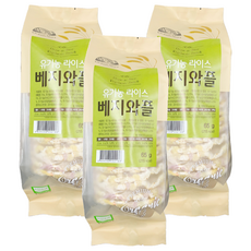 OrganicStory 유기농 라이스 베지와플 야채맛, 65g, 3개
