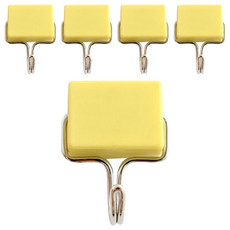 咪咪購物 廚房冰箱磁鐵掛勾 6 x 3.5cm 可承重2kg, 5個, 顏色隨機