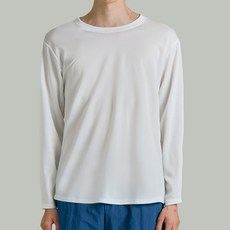 테라우드 남녀공용 시티 드라이 라운드 긴팔티