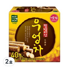 NOKCHAWON 綠茶園 牛蒡茶 茶包, 1.2g, 40入, 2盒