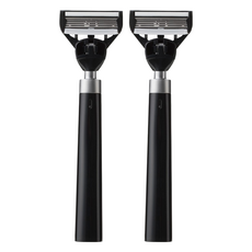 經典刮鬍刀-極致黑, 2支, 1入