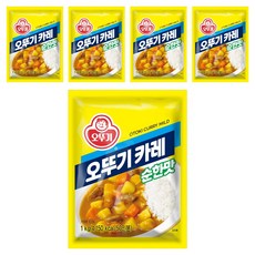 오뚜기 카레 순한맛, 1kg, 5개
