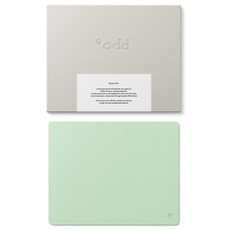 에이오드 가죽 마우스패드, 모스 민트, 1개