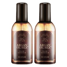 스킨푸드 아르간 오일 실크플러스 헤어에센스, 100ml, 2개