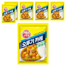 오뚜기 카레 순한맛, 1kg, 6개