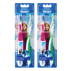 오랄비 스테이지스 4단계 겨울왕국 어린이 칫솔, 랜덤 발송, 2개입, 2개