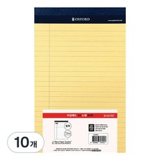 OXFORD Legal Pad A5, 黃色, 10個, 80張